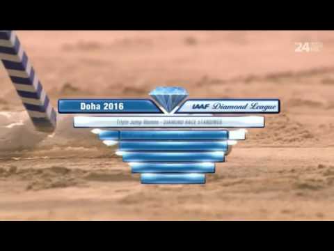 Women Triple Jump Yulimar Rojas vs Caterine Ibarguen Diamond League Doha 2016