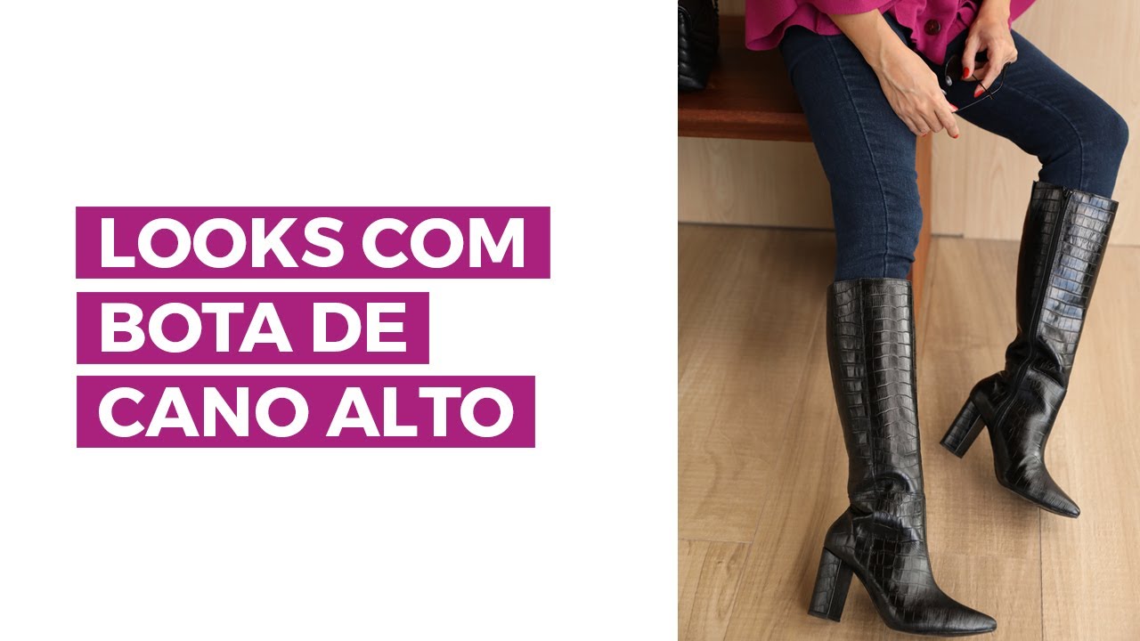 Watch Now Bota de cano alto: como usar | Camila Gaio Bota de cano alto: como usar | Camila Gaio