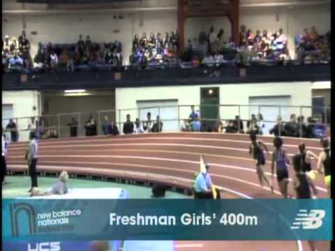 Girls 400m Freshman Heat 4 - New Balance Indoor Nationals 2011
