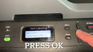 brother printer DCP-L2540DW What a wi Fi Need to connect printer