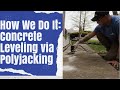 How We Do It: Concrete Leveling via Polyjacking