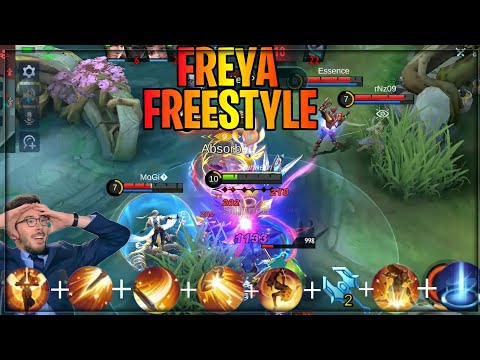 FREYA FREESTYLE😱 | TOP GLOBAL FREYA | FREYA BEST BUILD 2021 | FREYA GAMEPLAY | MUST WATCH | MLBB✓