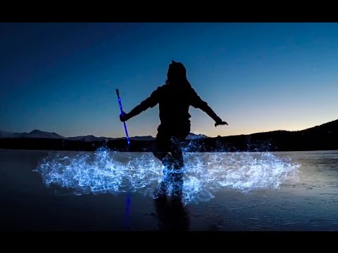 Lightning Wand / LED Dancing Cane In 4K