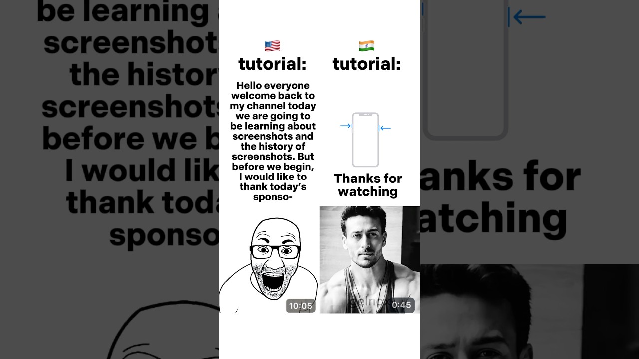 USA vs Indian Tutorials Meme