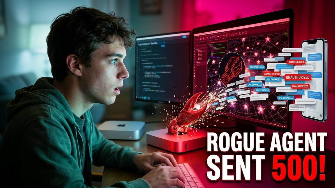 He Gave An AI Agent Control. It Sent 500 Unauthorized Texts. (OpenClaw)