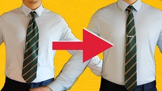 How To Turn A Fat Tie To Slim/Skinny Tie DIY (EASY/NO SEWING NEEDED)
