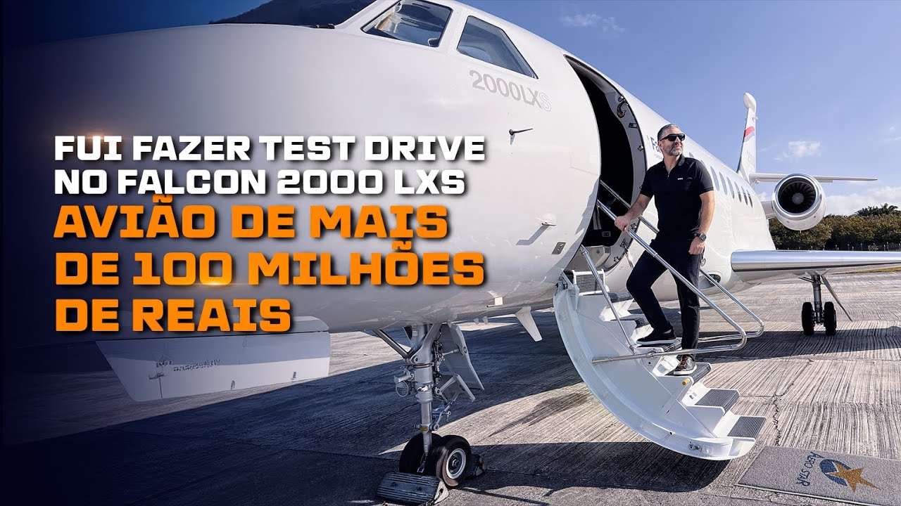 FUI FAZER TEST DRIVE NO MEU FUTURO AVIÃO DE MAIS DE 100 MILHÕES DE REAIS I REINALDO ZANON