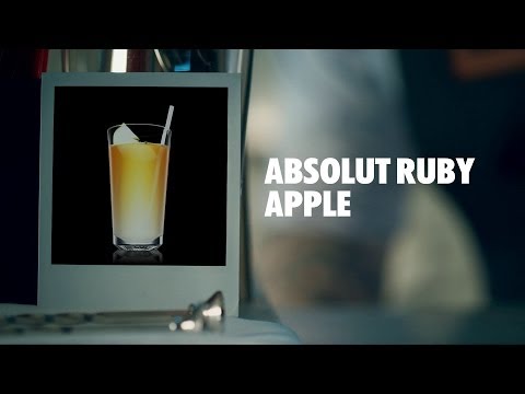 ABSOLUT RUBY APPLE DRINK RECIPE - HOW TO MIX