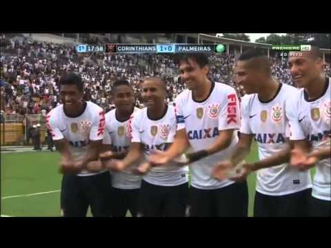 Gol do Emerson   Corinthians 2 x 2 Palmeiras   Campeonato Paulista 2013