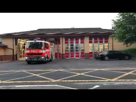 Lancashire Fire & Rescue Service - Hyndburns On Call Pump Turnout
