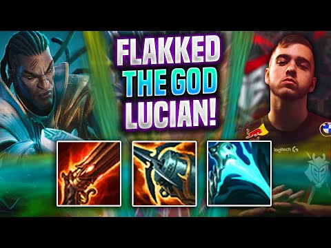 FLAKKED IS A GOD WITH LUCIAN! - G2 Flakked Plays Lucian ADC vs Jinx! | Preseason 2022