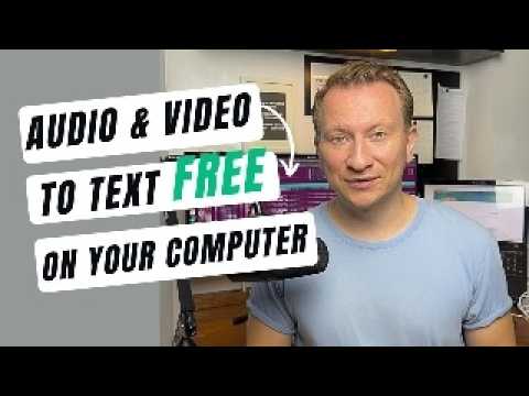 Video Tutorial: Convert Audio & Video to Text FREE using Whisper Locally