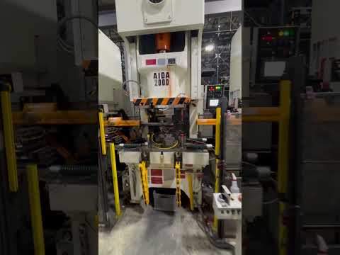 220 TON AIDA GAP FRAME METAL STAMPING PRESS