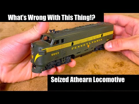 Will It Run? 50 Year Old F7 Locomotive - Seized, Damaged and in Need of Repair