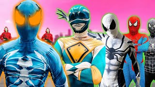 TEAM SPIDER-MAN vs BAD GUY TEAM | When Ice Venom vs Green Hero ( Live Action )