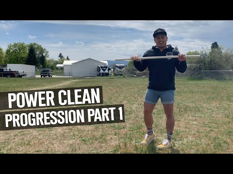Olympic Weightlifting Power Clean Progression Part 1