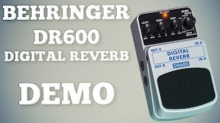 Video thumbnail for Behringer DR600 Digital Reverb Demo by Ryan Lutton