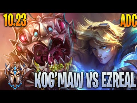 Kog'maw vs Ezreal - ADC - 10.23 Challenger