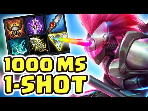 1000+ MS THE CRAZIEST ONE SHOT EVER INFINITY EDGE HECARIM JUNGLE - Nightblue3
