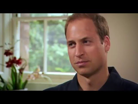 Prince William talks about Diana