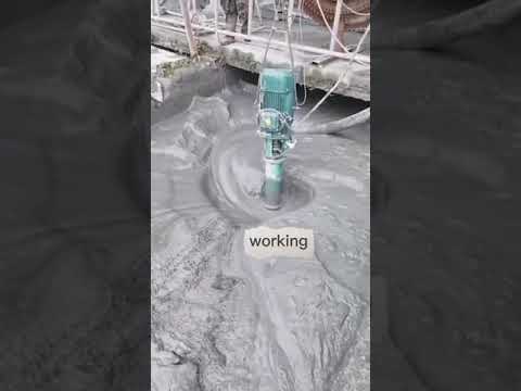 Working video of 6 inch mud pump with 22kw motor /22kw mud pump/6 inch mud pump #shorts