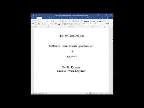 ITS 450 - software assurance Project presentations