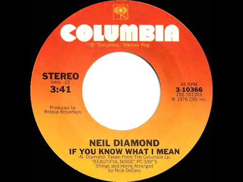 1976 HITS ARCHIVE: If You Know What I Mean - Neil Diamond (stereo 45--#1 A/C)
