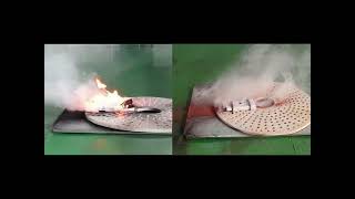 Nano Fireproof Layer — Side by Side Test （AMPSOS）