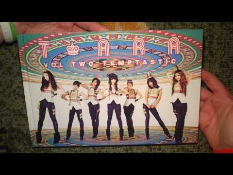 Unboxing T-ARA 티아라 2nd Korean Mini Album Temptastic