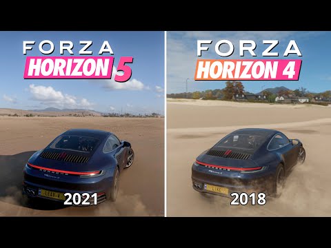 Forza Horizon 5 vs Forza Horizon 4 - Ultimate Comparison of Physics and Details