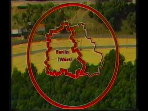 Entlang die Grenze DDR BRD mauer 1986