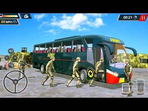 Mountain Off Road Real Army Bus Simulator 2019 | Android Gameplay