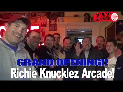 #920 RICHIE KNUCKLEZ Grand Opening Classic Arcade in Flemington NJ! TNT Amusements