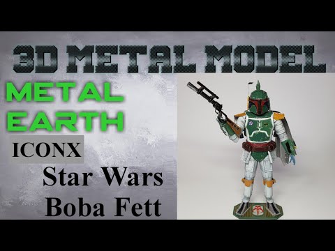 Metal Earth ICONX/Premium Series Build - Star Wars Boba Fett