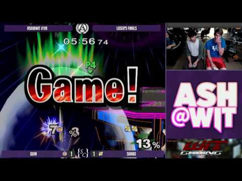 Quin (Ice Climbers) vs Shabo (Fox) - ASH@WIT #119 Melee Loser's Finals