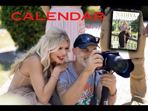 The BBC Strictly's Nadiya Bychkova OFFICIAL CALENDAR Photoshoot BTS in Italy with Ales Bravnicar
