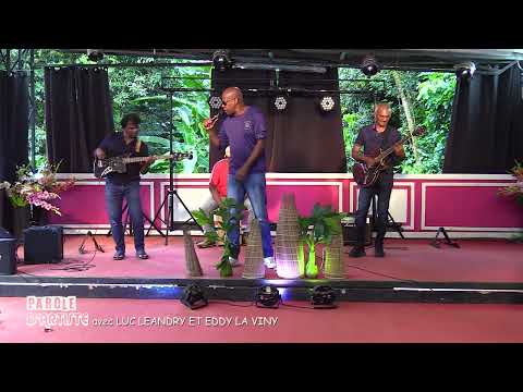 Luc LEANDRY et Eddy LA VINY de passage à la REUNION - Live chez KANAL AUSTRAL TV