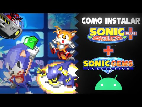 [Especial 3K] Como instalar Sonic Mega collection y Gems collection para android 🦔💎 (Para Zarchiver)