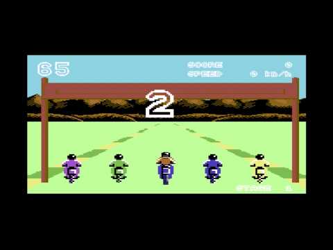 Lukozer Retro Game Review 044 - Enduro Racer - Commodore 64