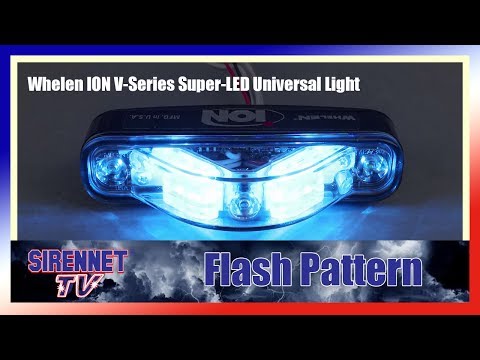 Flash Pattern: Whelen ION V-Series Super-LED Universal Light