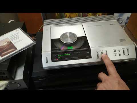 Philips CD100 CD 100 player 1983