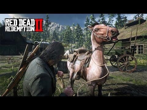 BANDITS' HORSES - Taking possession of the BANDITS' horses - Red Dead Redemption 2