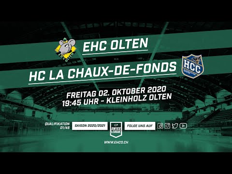 2.10.2020 EHC Olten - HC La Chaux de Fonds 2:1 n.P.