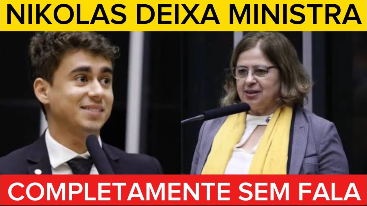 ENQUADROU: NIKOLAS coloca MINISTRA do LULA na parede