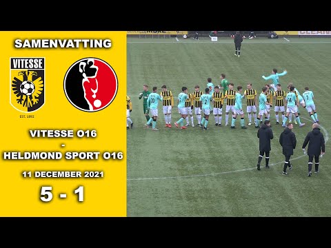 Ruime overwinning Vitesse O16 in oefenduel tegen Helmond Sport O16