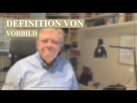 Die Definition von "Vorbild"