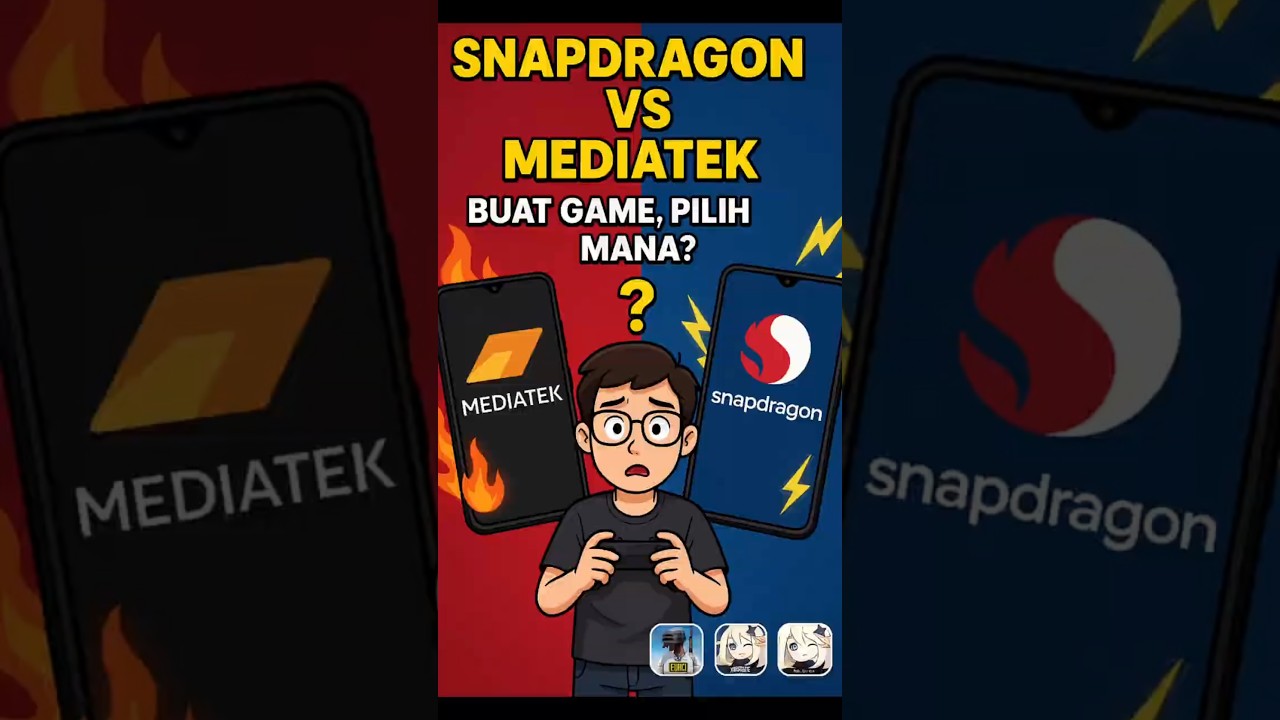 🎮 Buat Game, Pilih Snapdragon atau MediaTek? Jangan Asal Beli! #rekomendasihp  #gadgetindonesia