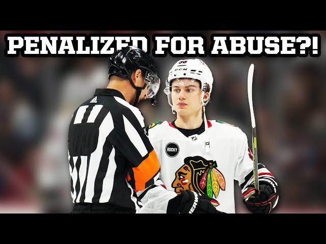 Referee issues 10-minute penalty to Connor Bedard for abuse of officials, a breakdown