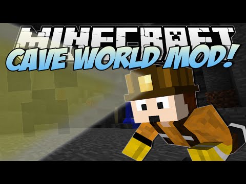 Minecraft CAVE WORLD MOD! EPIC Caves!!