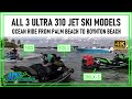 The ONLY video of ALL 3 Kawasaki Ultra 310 Jet Ski Trims on the Ocean at the same time - 4K VIDEO